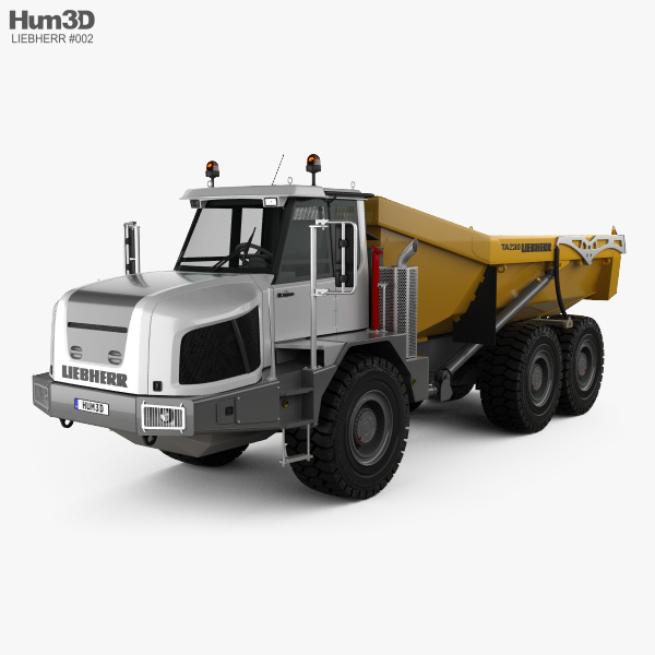 Liebherr TA 230 Litronic Dump Truck 2017 3D model