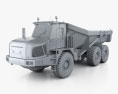 Liebherr TA 230 Litronic Dump Truck 2017 3d model clay render