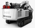 Liebherr R9400 Excavadora 2018 Modelo 3D vista trasera
