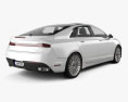 Lincoln MKZ 2016 3d model back view