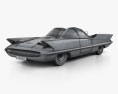Lincoln Futura 1955 3Dモデル wire render