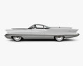 Lincoln Futura 1955 3D模型 侧视图