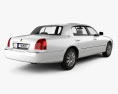 Lincoln Town Car L 2011 3d model back view