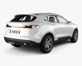 Lincoln MKC Concept 2016 3d model back view