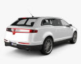 Lincoln MKT 2016 3D 모델  back view