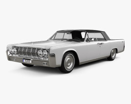 Lincoln Continental convertible 1964 3D model