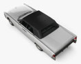 Lincoln Continental convertible 1964 3d model top view
