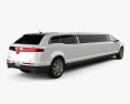 Lincoln MKT Royale Limousine 2014 3D-Modell Rückansicht