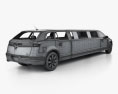 Lincoln MKT Royale Лимузин 2014 3D модель