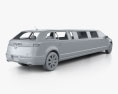 Lincoln MKT Royale Лимузин 2014 3D модель