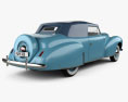Lincoln Zephyr Continental cabriolet 1939 3d model back view
