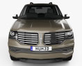 Lincoln Navigator 2018 3d model front view