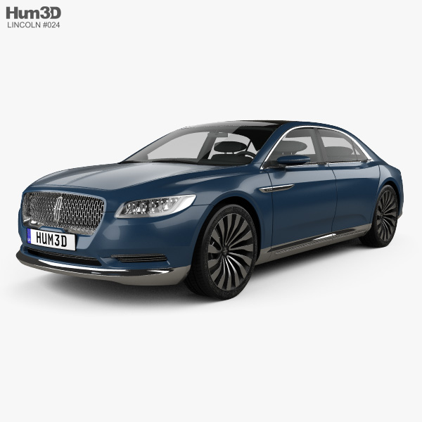 Lincoln Continental Concept 2017 3D model