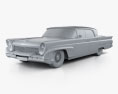 Lincoln Continental Mark III Landau 1958 3D模型 clay render