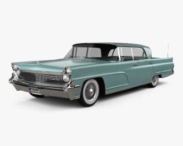 3D model of Lincoln Continental Mark IV 1959