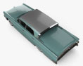 Lincoln Continental Mark IV 1959 3D-Modell Draufsicht