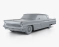 Lincoln Continental Mark IV 1959 Modello 3D clay render