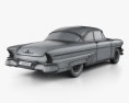 Lincoln Capri hardtop Coupe 1955 Modelo 3D