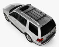 Lincoln Aviator 2005 3D 모델  top view