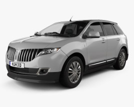 3D model of Lincoln MKX 2015