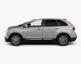 Lincoln MKX 2015 3D 모델  side view