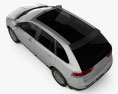 Lincoln MKX 2015 3D模型 顶视图