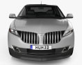 Lincoln MKX 2015 3D 모델  front view