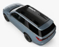 Lincoln Navigator 概念 2019 3Dモデル top view
