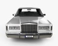 Lincoln Town Car 1993 3d model front view