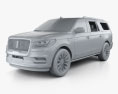 Lincoln Navigator L Select 2020 Modelo 3d argila render