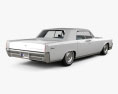 Lincoln Continental convertible 1968 3d model back view
