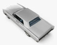 Lincoln Continental convertible 1968 3d model top view
