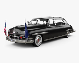 Lincoln Cosmopolitan Presidential Limousine 1950 Modelo 3d