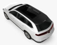 Lincoln MKT 2018 3D模型 顶视图