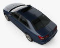 Lincoln Zephyr 2012 3d model top view