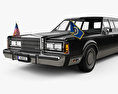 Lincoln Town Car Presidential Limousine 1989 Modello 3D