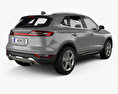 Lincoln MKC Reserve 2018 3d model back view