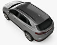 Lincoln MKC Reserve 2018 3d model top view