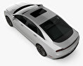 Lincoln MKZ Reserve 2020 3D-Modell Draufsicht