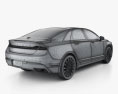 Lincoln MKZ com interior 2020 Modelo 3d