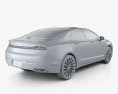 Lincoln MKZ with HQ interior 2020 3d model