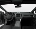 Lincoln MKZ com interior 2020 Modelo 3d dashboard
