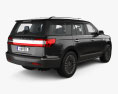 Lincoln Navigator Black Label with HQ interior 2020 3d model back view