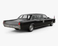 Lincoln Continental US Presidential State Car 1969 Modello 3D vista posteriore