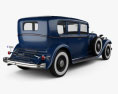 Lincoln KB 加长轿车 1932 3D模型 后视图