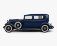 Lincoln KB Limousine 1932 3d model side view
