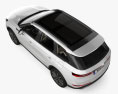 Lincoln Corsair インテリアと 2023 3Dモデル top view