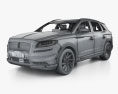 Lincoln Nautilus Reserve con interni 2024 Modello 3D wire render