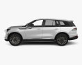 Lincoln Aviator Reserve 2023 3d model side view