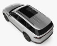 Lincoln Aviator Reserve 2023 3d model top view